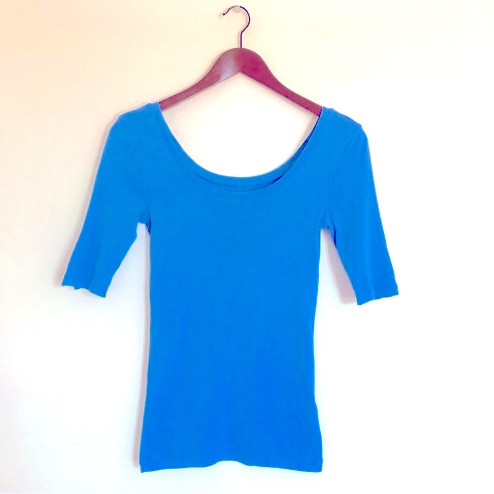100% Cotton Perfect Tee Scoop Neck J Crew